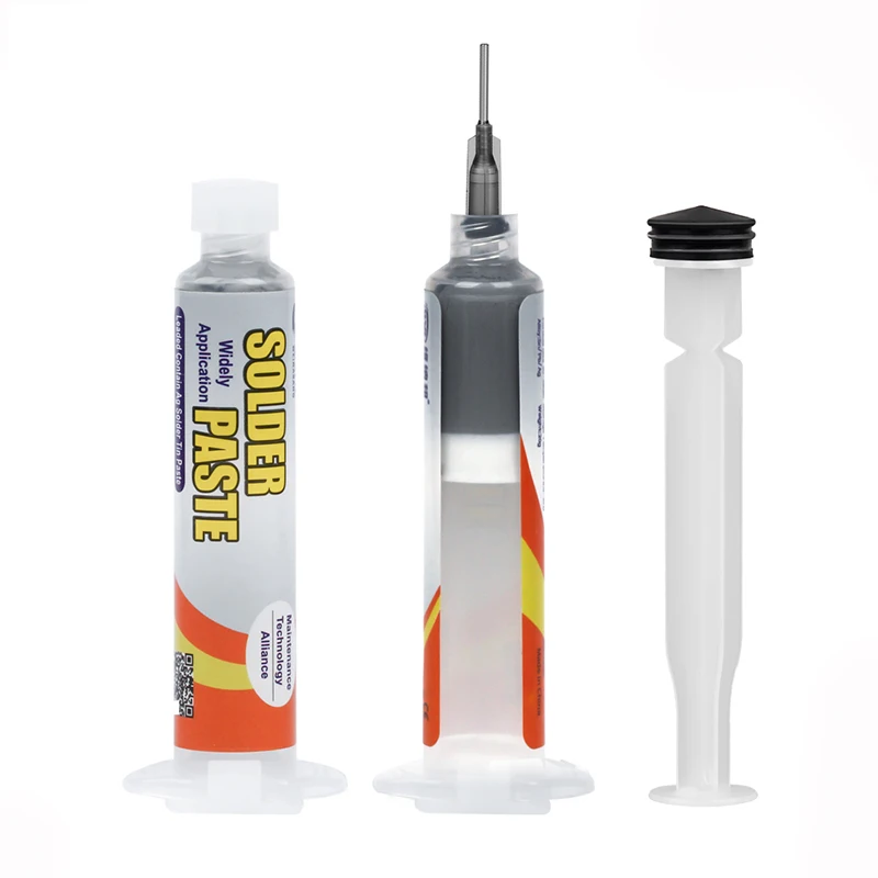 20g Contain Ag Solder Tin Paste 183℃ Melting Point Syringe Welding Soldering Paste SMD BGA Rework Tools PCB Repair
20g Contain Ag Solder Tin Paste 183℃ Melting Point Syringe Welding Soldering Paste SMD BGA Rework Tools PCB Repair