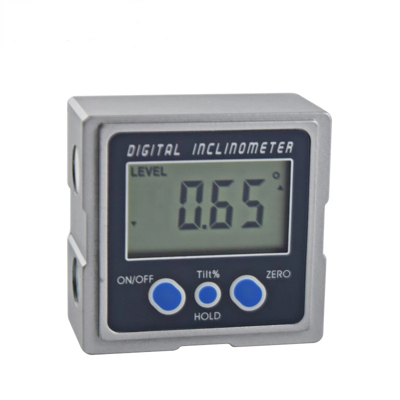 Digital Inclinometer Aluminium Alloy Shell Bevel Protractor Bevel Box Inclinometer Angle Measuring Tools
Digital Inclinometer Aluminium Alloy Shell Bevel Protractor Bevel Box Inclinometer Angle Measuring Tools