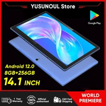14 Inch Big Screen Eyes-Protect Android 12 Tablet PC 8+256GB Phone Call 5G WIFI tablet Kids Pad For Educational Online Class