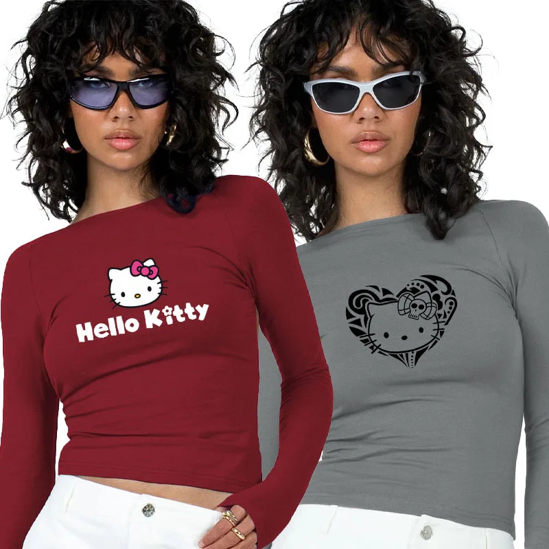 Cartoon Anime Print Hellokittys Backless Top Long-Sleeved Sexy Slim Bottoming Shirt Casual Versatile Outer Wear for Girls
Cartoon Anime Print Hellokittys Backless Top Long-Sleeved Sexy Slim Bottoming Shirt Casual Versatile Outer Wear for Girls