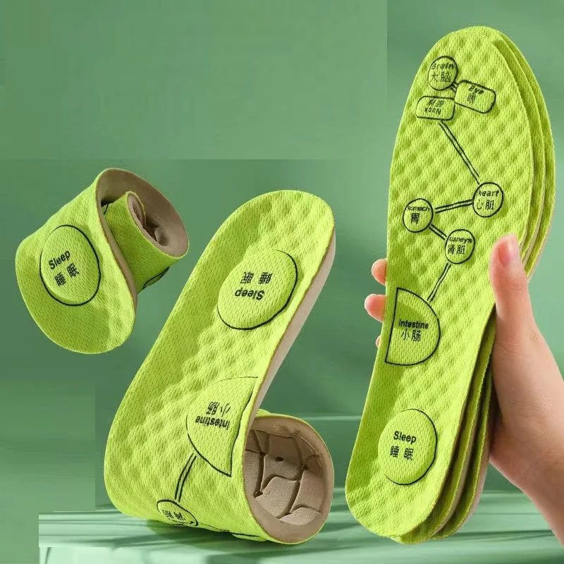 EVA 3D Foot Acupressure Insole Men Women Soft Breathable Sports Cushion Inserts Sweat-absorbing Deodorant Insole Shoe Pads
EVA 3D Foot Acupressure Insole Men Women Soft Breathable Sports Cushion Inserts Sweat-absorbing Deodorant Insole Shoe Pads