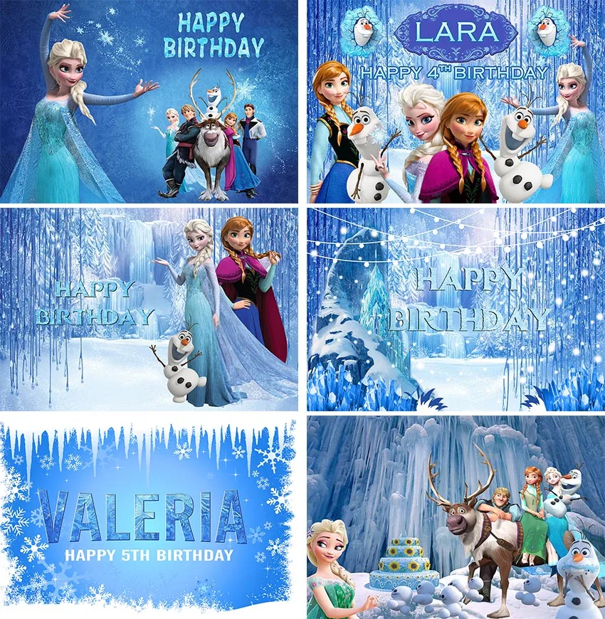 Disney Frozen Anna Elsa Princess Birthday Backgrounds Photography Vinyl Cloth Party Backdrops Baby Shower Supplies Kids Gifts
Disney Frozen Anna Elsa Princess Birthday Backgrounds Photography Vinyl Cloth Party Backdrops Baby Shower Supplies Kids Gifts