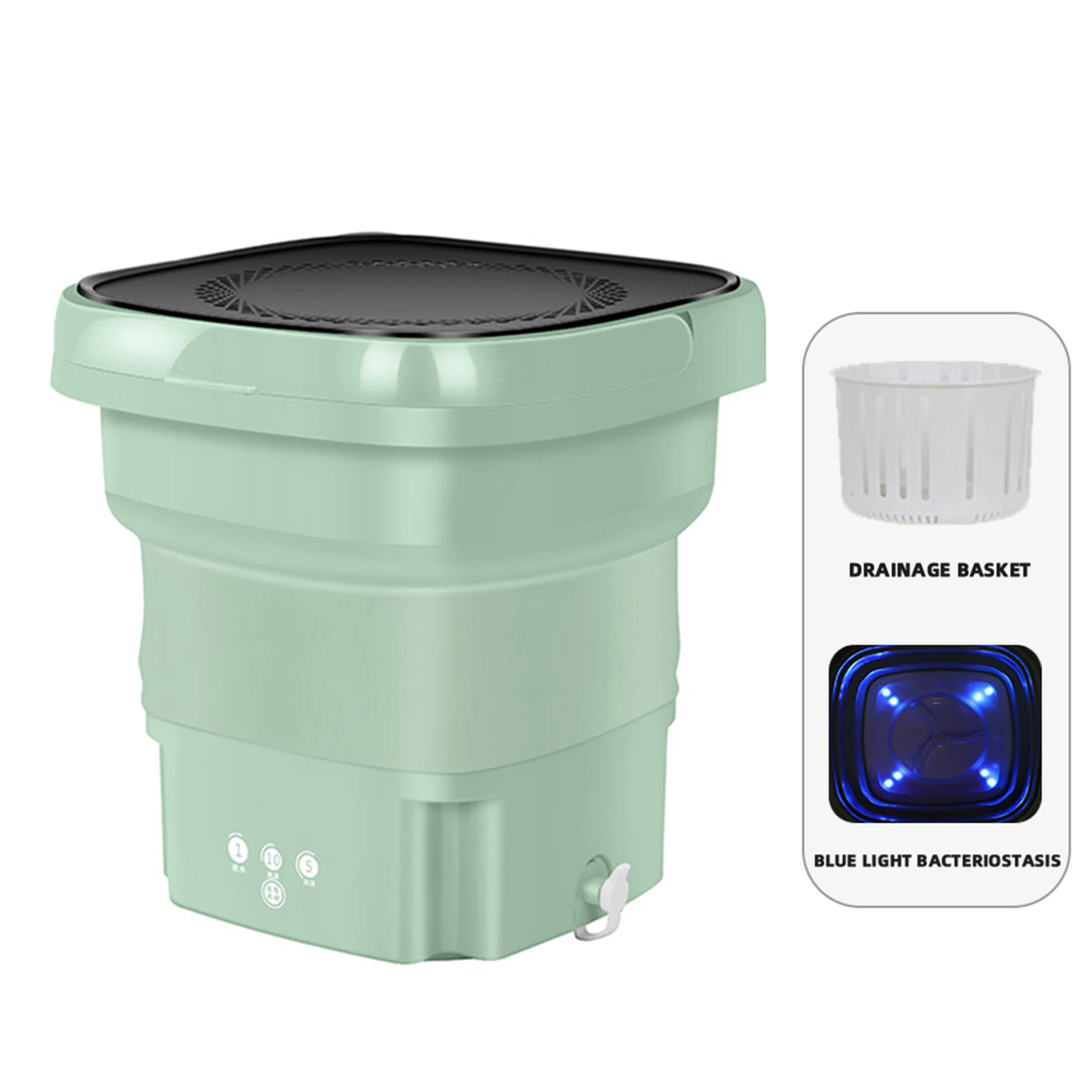 Portable Folding Washing Machine Easy To Use Energy Saving: For Camping Travel Apartment Use
Portable Folding Washing Machine Easy To Use Energy Saving: For Camping Travel Apartment Use