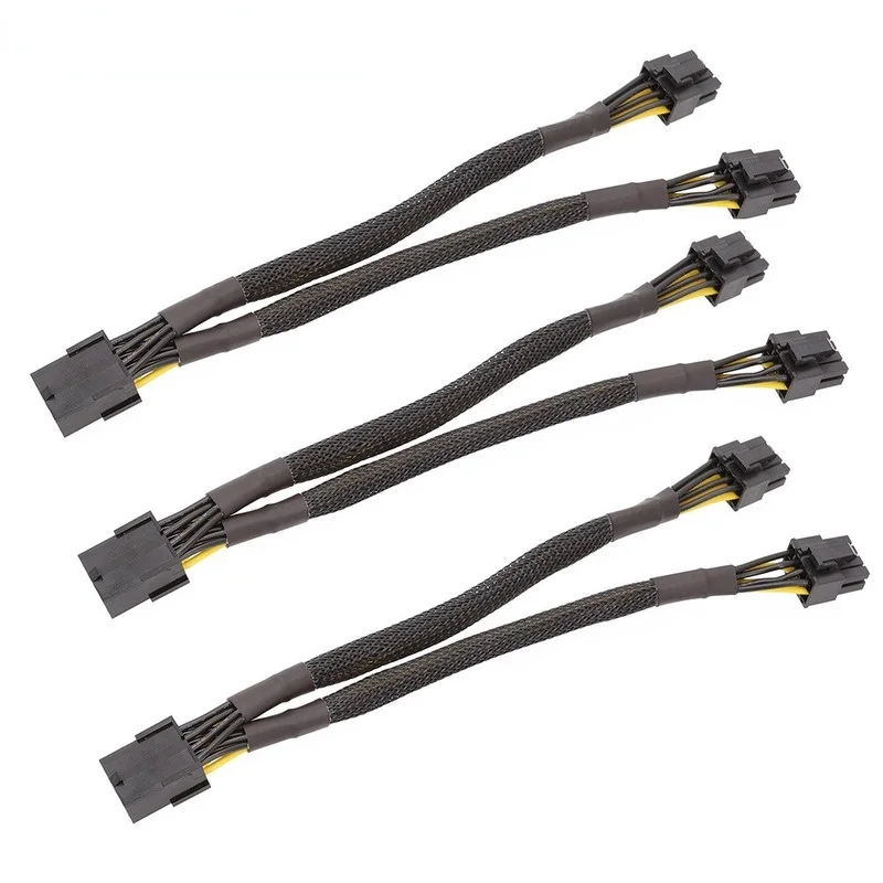20 см Плетеный Y-сплиттер адаптер для графического процессора PCIe 8-контактный разъем типа «мама» на 2x8 контактов (6 + 2) «папа» PCI Express Удлинитель...
20 см Плетеный Y-сплиттер адаптер для графического процессора PCIe 8-контактный разъем типа «мама» на 2x8 контактов (6 + 2) «папа» PCI Express Удлинитель...