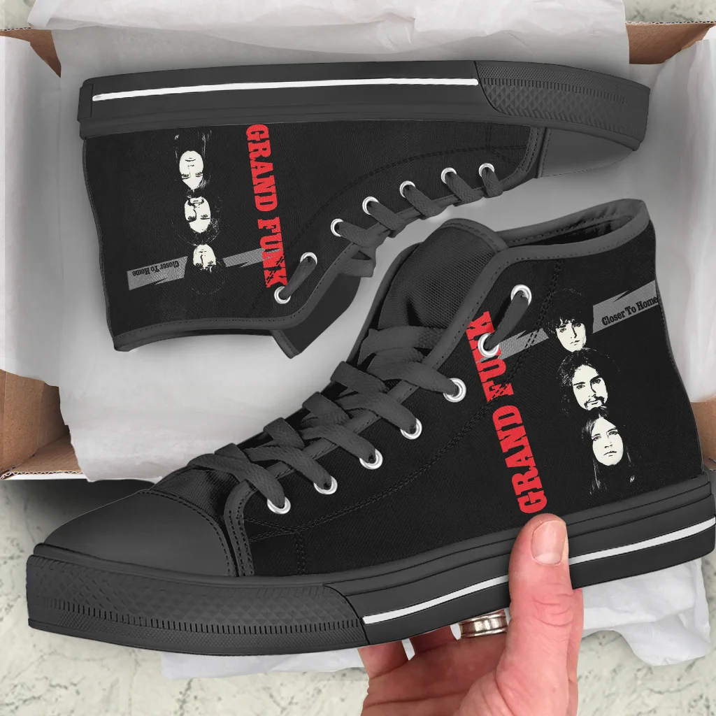 Grand Funk Railroad Man Woman Canvas Shoes Hot High Help Canvas Shoes Lightweight Casual Classic Board Shoes Fashion Sneakers
Grand Funk Railroad Man Woman Canvas Shoes Hot High Help Canvas Shoes Lightweight Casual Classic Board Shoes Fashion Sneakers