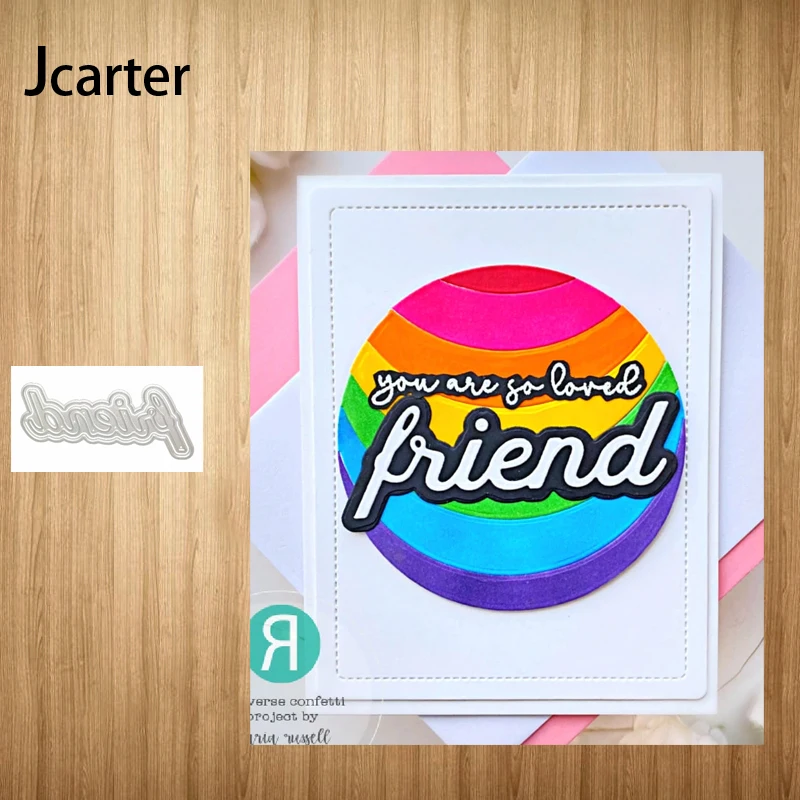 2022 New Friend Letters Frame Metal Cutting Dies Craft Handmade Knife Mould Blade Punch Stencils Dies Cut for Scrapbooking Model
2022 New Friend Letters Frame Metal Cutting Dies Craft Handmade Knife Mould Blade Punch Stencils Dies Cut for Scrapbooking Model