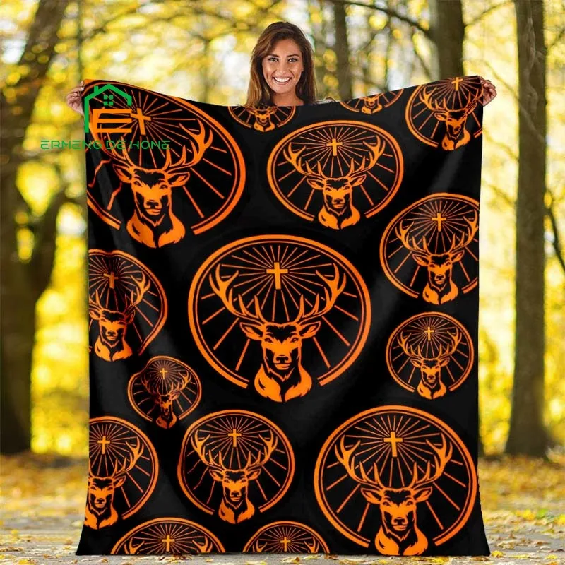 Jagermeister Deer Flannel Throw Blanket Warm Blanket for Home, Picnic, Travel, Plane, Office and For Adults, Kids, Elderly
Jagermeister Deer Flannel Throw Blanket Warm Blanket for Home, Picnic, Travel, Plane, Office and For Adults, Kids, Elderly