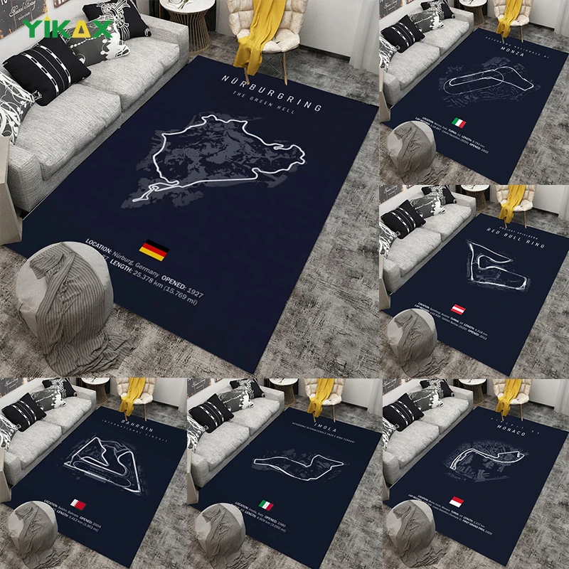 Formula 1 Imola Monaco Track Circuit Rug F1 Art Nordic Non-slip Felt Carpets for Living Room Bedroom Carpet Cute Room Decor Mat 
Formula 1 Imola Monaco Track Circuit Rug F1 Art Nordic Non-slip Felt Carpets for Living Room Bedroom Carpet Cute Room Decor Mat