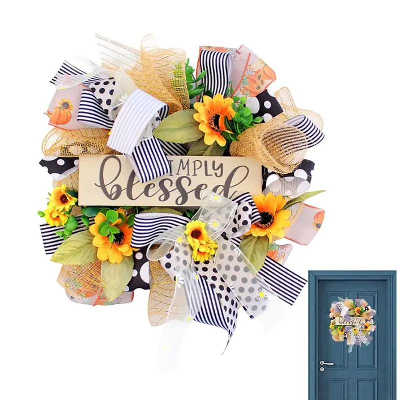 Bee Sunflower Wreath Ornament | Spring Wreath Door Hangings Pendant | Rustic Sunflower Wreath Ornament Door Wreath for Home Part
Bee Sunflower Wreath Ornament | Spring Wreath Door Hangings Pendant | Rustic Sunflower Wreath Ornament Door Wreath for Home Part