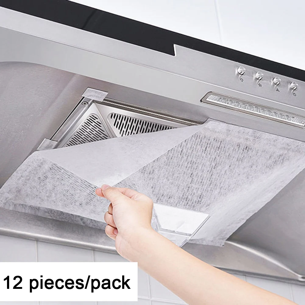 12Pcs/set Disposable Kitchen Oil Filter Paper Non-woven Fabric Oil-proof Cotton Filter Element Range Hood Exhaust Fan Filter
12Pcs/set Disposable Kitchen Oil Filter Paper Non-woven Fabric Oil-proof Cotton Filter Element Range Hood Exhaust Fan Filter