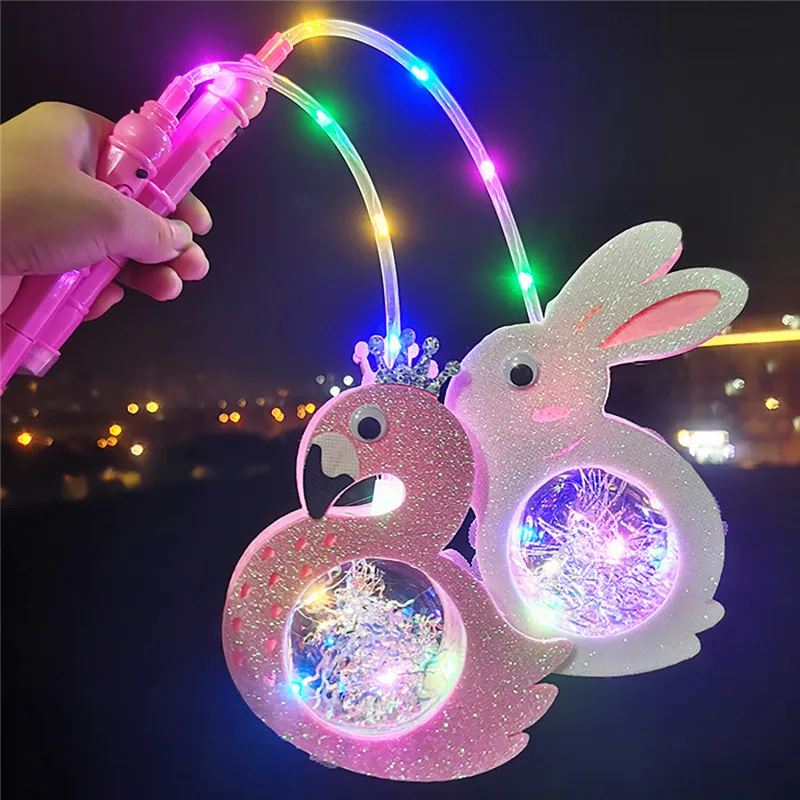 Cartoon LED Lantern Three Flash Modes Cute Rabbit Dinosaur Animal Decorative Festival Supplies for Children Kids Toys Gifts
Cartoon LED Lantern Three Flash Modes Cute Rabbit Dinosaur Animal Decorative Festival Supplies for Children Kids Toys Gifts