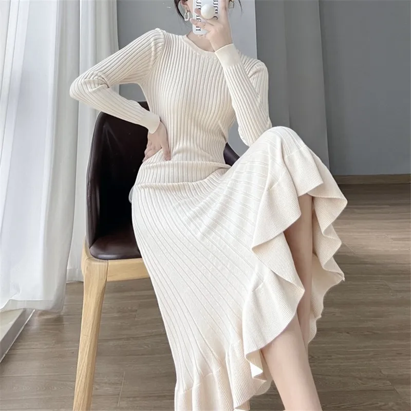 Sweater Dress Women's Dresses Fishtail Knitted Dresses for Women 2022 Elegant Dresses for Women Party Dresses Black Long Dresses
Sweater Dress Women's Dresses Fishtail Knitted Dresses for Women 2022 Elegant Dresses for Women Party Dresses Black Long Dresses