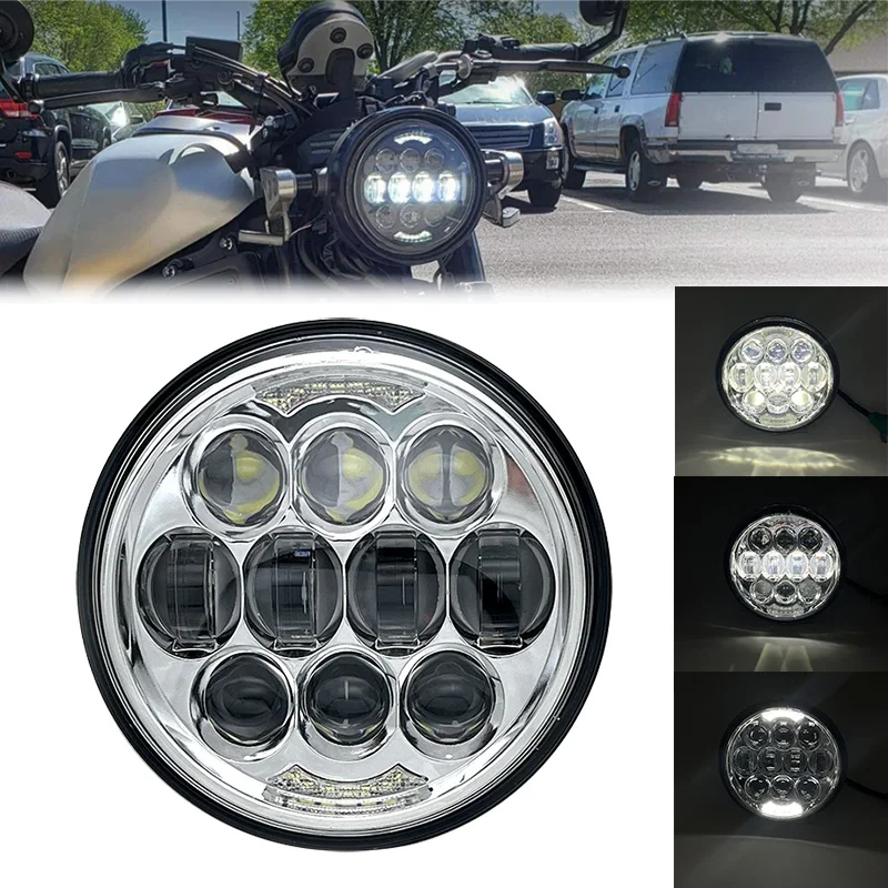 Фара мотоциклетсветодиодный светодиодная с ДХО, 5,75 дюйма, XL883 XL1200 Dyna, 5-3/4 дюйма 
Фара мотоциклетсветодиодный светодиодная с ДХО, 5,75 дюйма, XL883 XL1200 Dyna, 5-3/4 дюйма