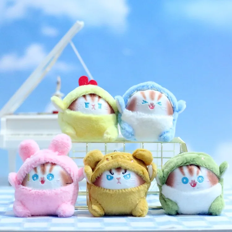 10cm Kawaii Creative Transfigured Cat Plush Toy Cartoon Cute Cross-dressing Cat Plush Keychain Pendant Doll Kids Christmas Gift
10cm Kawaii Creative Transfigured Cat Plush Toy Cartoon Cute Cross-dressing Cat Plush Keychain Pendant Doll Kids Christmas Gift