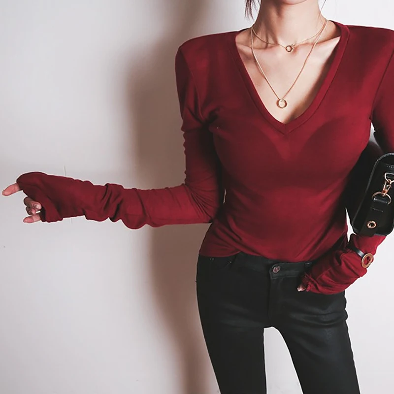 2022 New Korean Style T Shirt Women Slim Elasticity T-Shirt Casual Cotton Tshirt Clothes Womens Tops Tee Shirt Femme
2022 New Korean Style T Shirt Women Slim Elasticity T-Shirt Casual Cotton Tshirt Clothes Womens Tops Tee Shirt Femme
