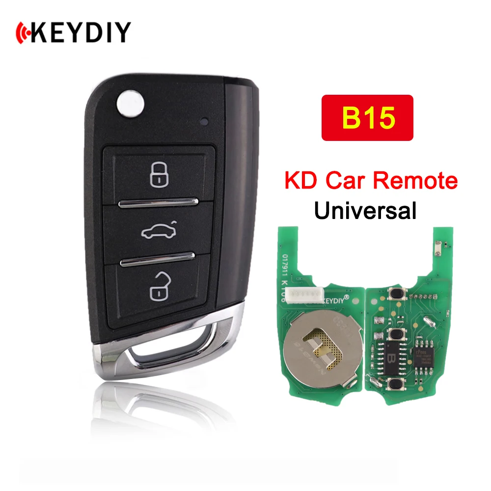 Универсальный пульт дистанционного управления KEYDIY B15 3 кнопки Автомобильный ключ
