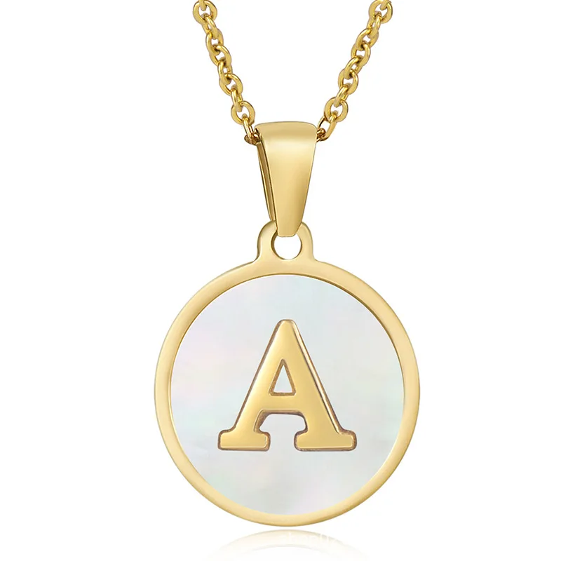 Classic Feminine Jewelry Engraved Round Letter Necklace for Women Party Birthday Gift Gold Necklace Jewelry Collar De Mujer
Classic Feminine Jewelry Engraved Round Letter Necklace for Women Party Birthday Gift Gold Necklace Jewelry Collar De Mujer