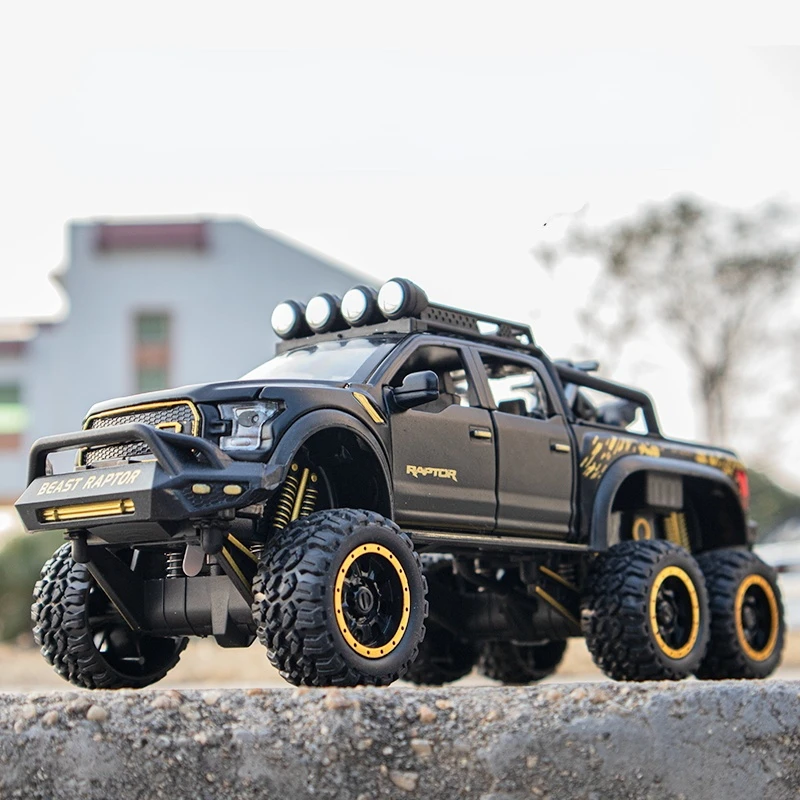 1/28 пикап Ford Raptor F150, модель автомобиля из сплава, игрушечная металлическая модифицированная модель внедорожника, модель автомобиля, имитаци...
1/28 пикап Ford Raptor F150, модель автомобиля из сплава, игрушечная металлическая модифицированная модель внедорожника, модель автомобиля, имитаци...