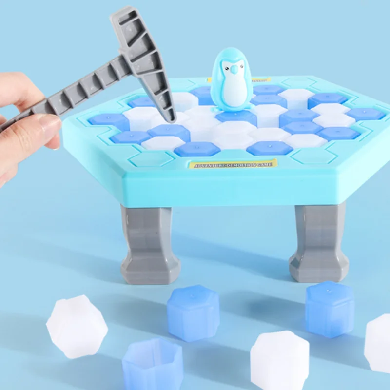Настольные игры для всей семьи ловушка пингвина ледяного оружия интерактивные
