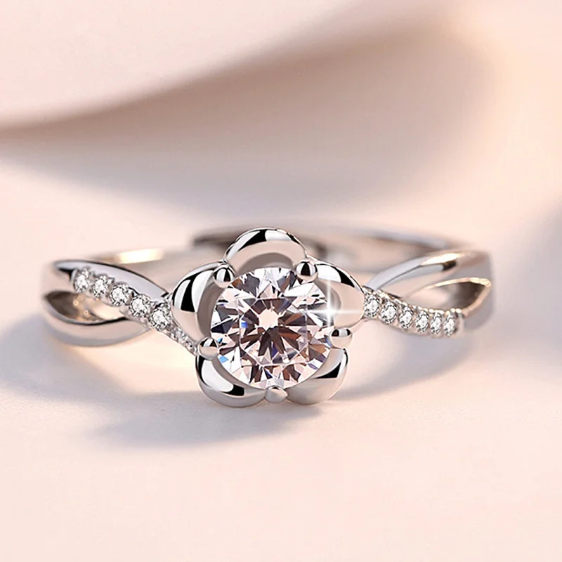 Copy One Carat Imitationmoissanite Diamond Stone Ring Women's Zircon Open Ring Live Set with Flower Plum Ring Envio Gratis
Copy One Carat Imitationmoissanite Diamond Stone Ring Women's Zircon Open Ring Live Set with Flower Plum Ring Envio Gratis
