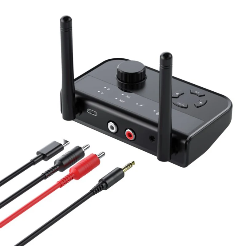 Multipoint Bluetooth 5.3 Audio Transmitter Receiver 3.5mm AUX 2 RCA Stereo Music Wireless Adapter 2-IN-1 For Car TV PC Speakers
Multipoint Bluetooth 5.3 Audio Transmitter Receiver 3.5mm AUX 2 RCA Stereo Music Wireless Adapter 2-IN-1 For Car TV PC Speakers