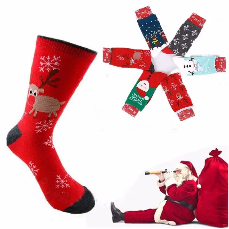 New Autumn Winter New Year Christmas Santa Claus Elk In Snow Gift Socks Long Sock Socks Harajuku Christmas Print Socks
New Autumn Winter New Year Christmas Santa Claus Elk In Snow Gift Socks Long Sock Socks Harajuku Christmas Print Socks