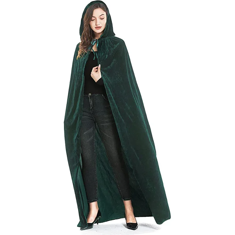 Best Choice Festival Velvet Cloak with Hood, Unisex Adult Christmas Halloween Costume Cape for Women and Men
Best Choice Festival Velvet Cloak with Hood, Unisex Adult Christmas Halloween Costume Cape for Women and Men
