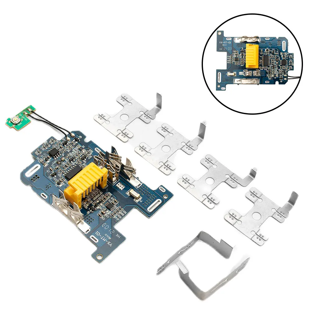 1 Set 18V-20V Lithium Battery PCB Circuit Board Charging Protection Fit For Makita BL1840 BL1850 BL1830 Power Tool Accessories
1 Set 18V-20V Lithium Battery PCB Circuit Board Charging Protection Fit For Makita BL1840 BL1850 BL1830 Power Tool Accessories