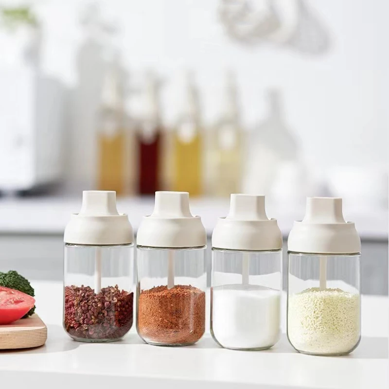 Spice Jar Seasoning Storage Box Salt Shakers Oil Jars Glass Sealed Moisture-Proof Spice Jar
Spice Jar Seasoning Storage Box Salt Shakers Oil Jars Glass Sealed Moisture-Proof Spice Jar