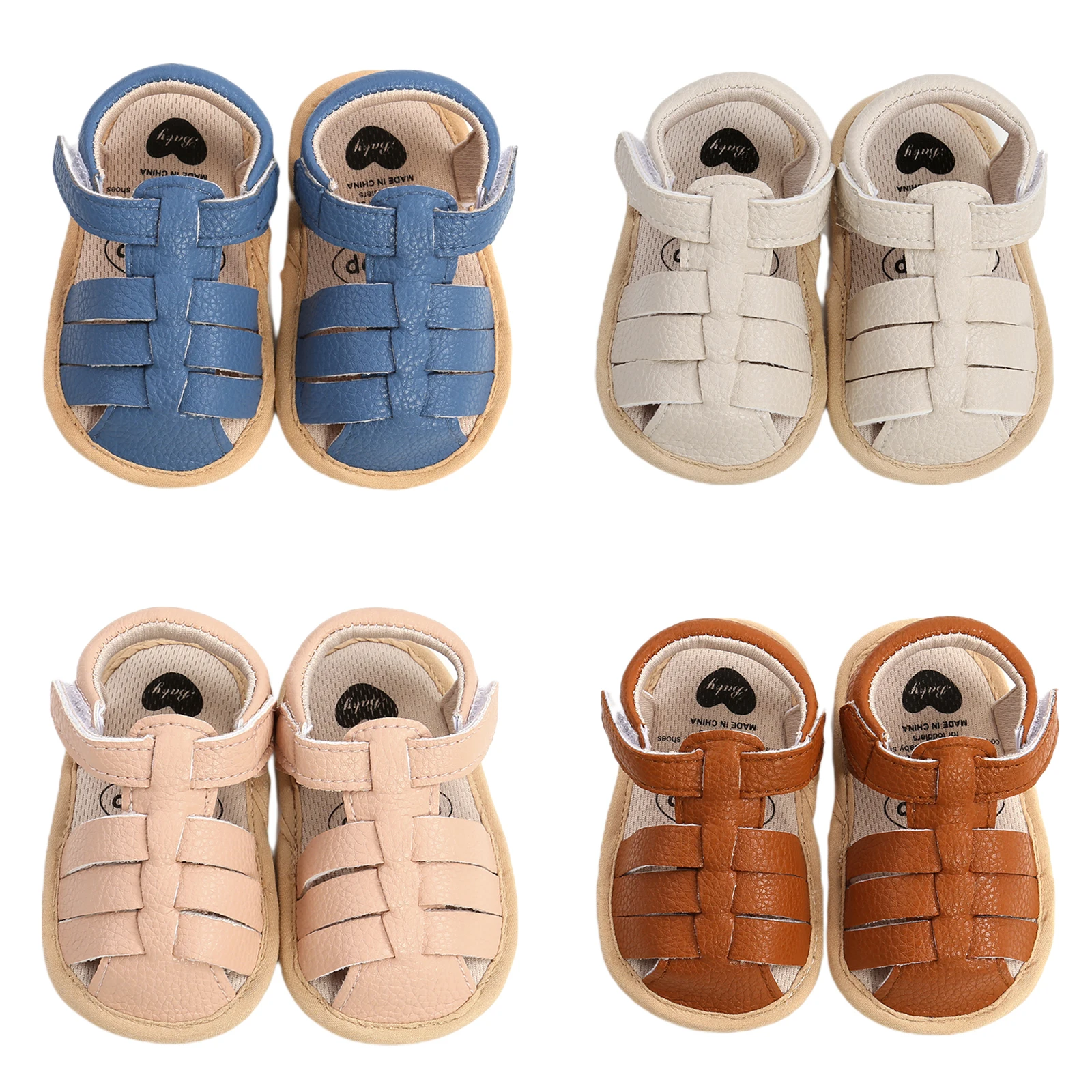 Brand New Summer Beach Flat Baby Shoes Non-Slip Toddler First Walkers Infant Baby Boys Girls Closed-Toe Sandals 2022 For 0-18M
Brand New Summer Beach Flat Baby Shoes Non-Slip Toddler First Walkers Infant Baby Boys Girls Closed-Toe Sandals 2022 For 0-18M