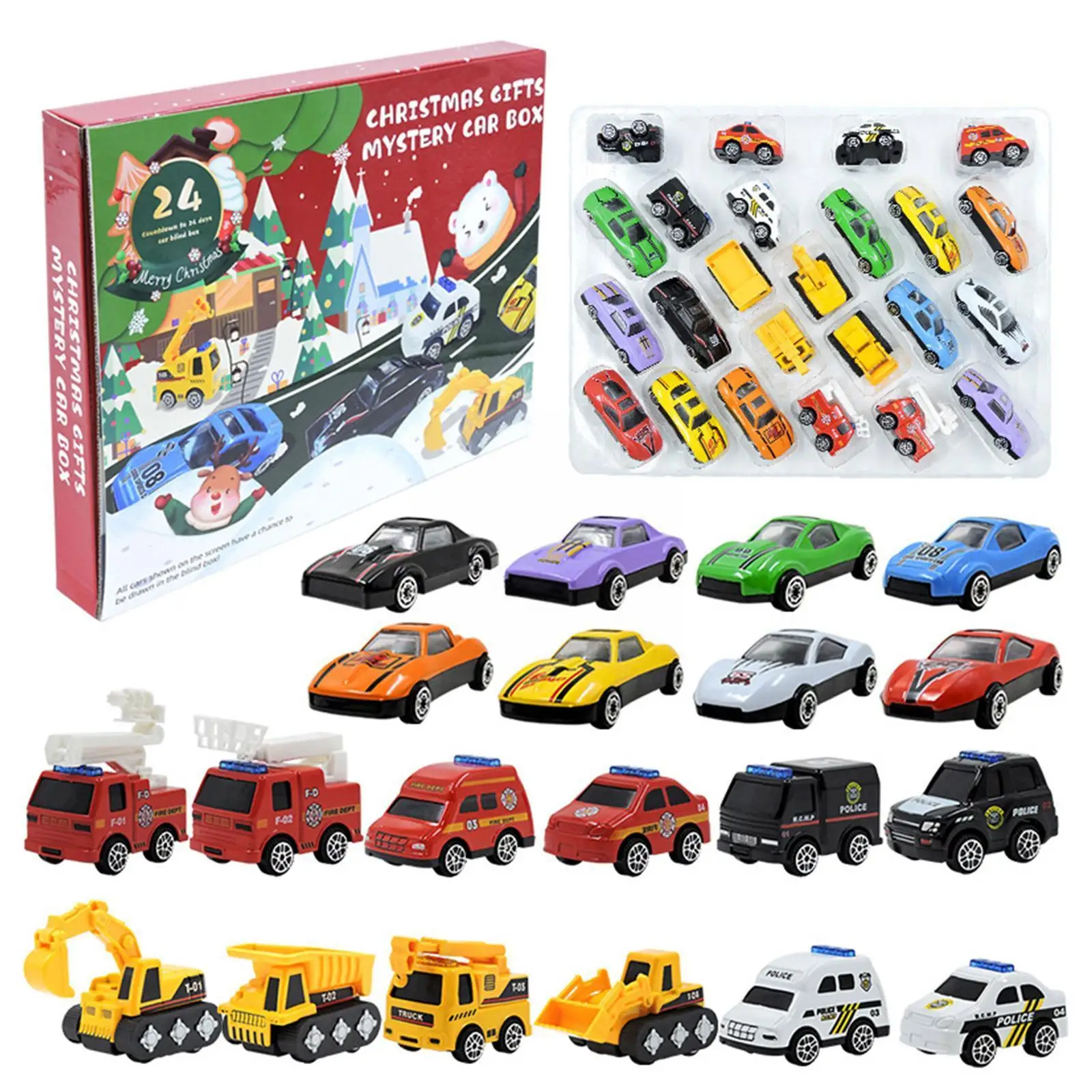 Christmas Advent Calendar Kids Gifts Set 24/12 Pcs Metal Pull Back Car Christmas Countdown Calendar Car Gift For Kids Child A4n8
Christmas Advent Calendar Kids Gifts Set 24/12 Pcs Metal Pull Back Car Christmas Countdown Calendar Car Gift For Kids Child A4n8