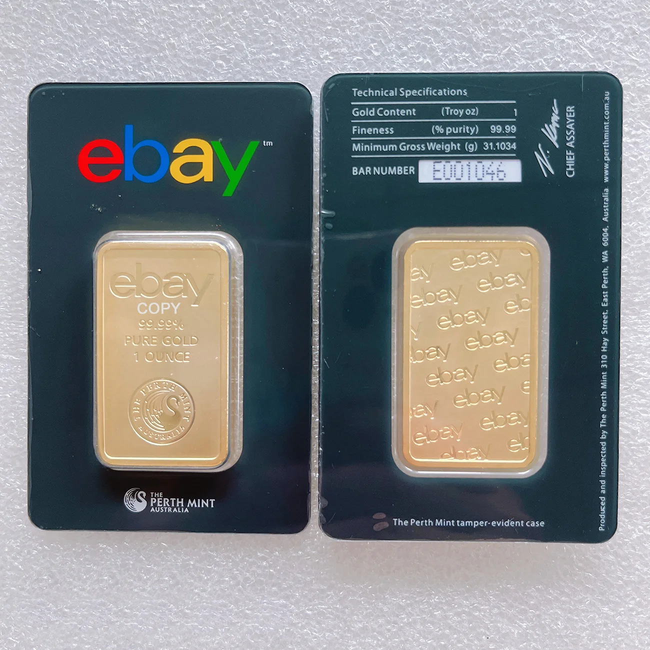 Копия оригинальной копии Золотой стержня 1 унции, австралийский лебедь, кенгуру, слиток, коллекция, покрытие 24-каратным золотом (герметичная искусственная кожа)
Копия оригинальной копии Золотой стержня 1 унции, австралийский лебедь, кенгуру, слиток, коллекция, покрытие 24-каратным золотом (герметичная искусственная кожа)