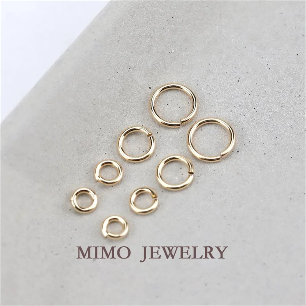MIMO JEWELRY U.S. imports of 14k Gold Filled open ring closed ring C ring connecting ring DIY handmade basic accessories
MIMO JEWELRY U.S. imports of 14k Gold Filled open ring closed ring C ring connecting ring DIY handmade basic accessories
