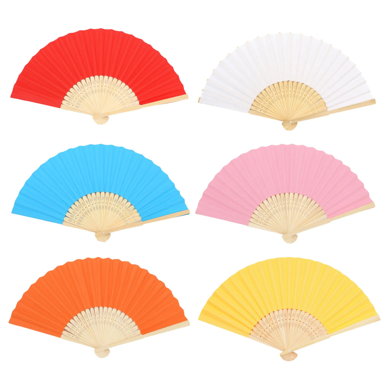 7 Color Blank Folding Paper Fan Folding Dance Wedding Party Hand Held Solid Color Paper Fan For Children DIY Painting Gifts
7 Color Blank Folding Paper Fan Folding Dance Wedding Party Hand Held Solid Color Paper Fan For Children DIY Painting Gifts