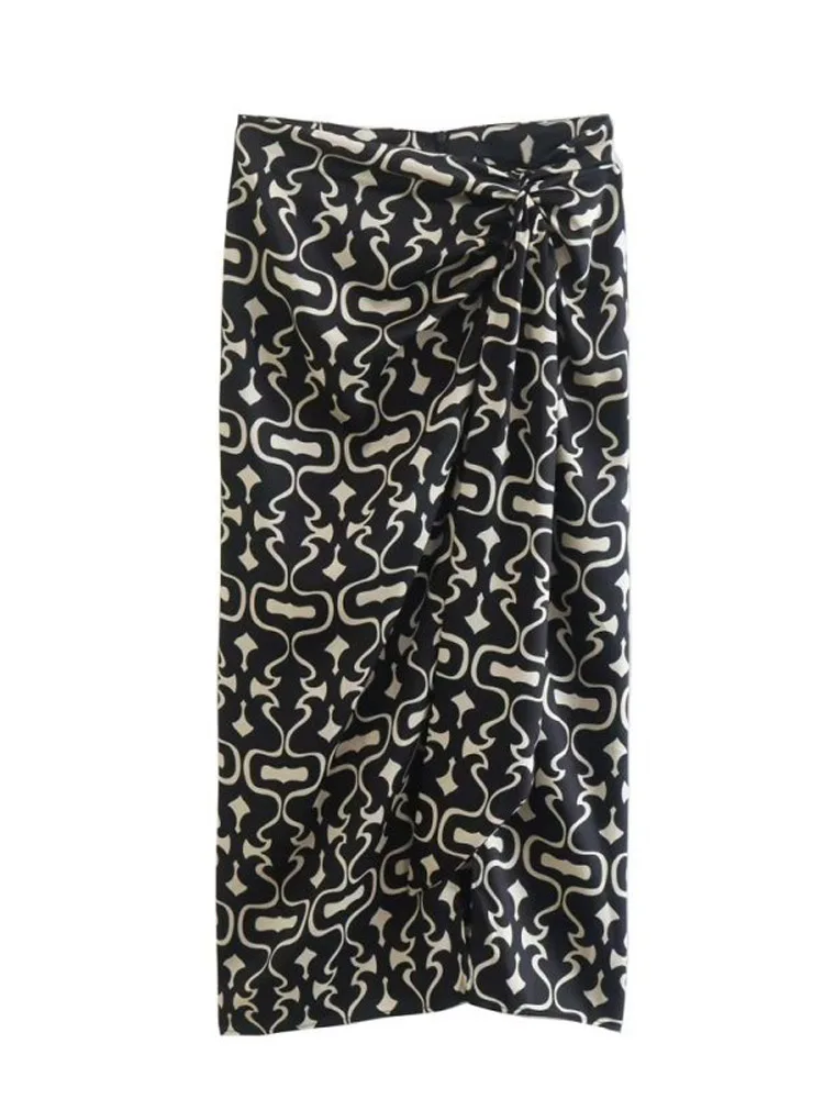2022 Summer Women Straight Skirts Fashion Sweet Geometric Print Zipper Split Female Street Mid-Calf Skirt Clothing
2022 Summer Women Straight Skirts Fashion Sweet Geometric Print Zipper Split Female Street Mid-Calf Skirt Clothing