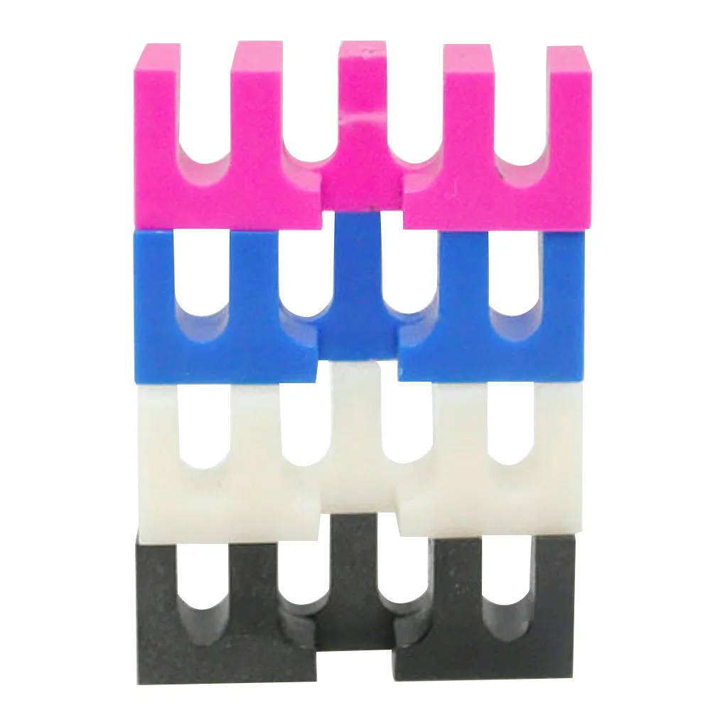 

Pack of 4 Badminton Racquet Plastic High Pounds Load Adapter Protector Tennis Rackets Professional Protective Equipment