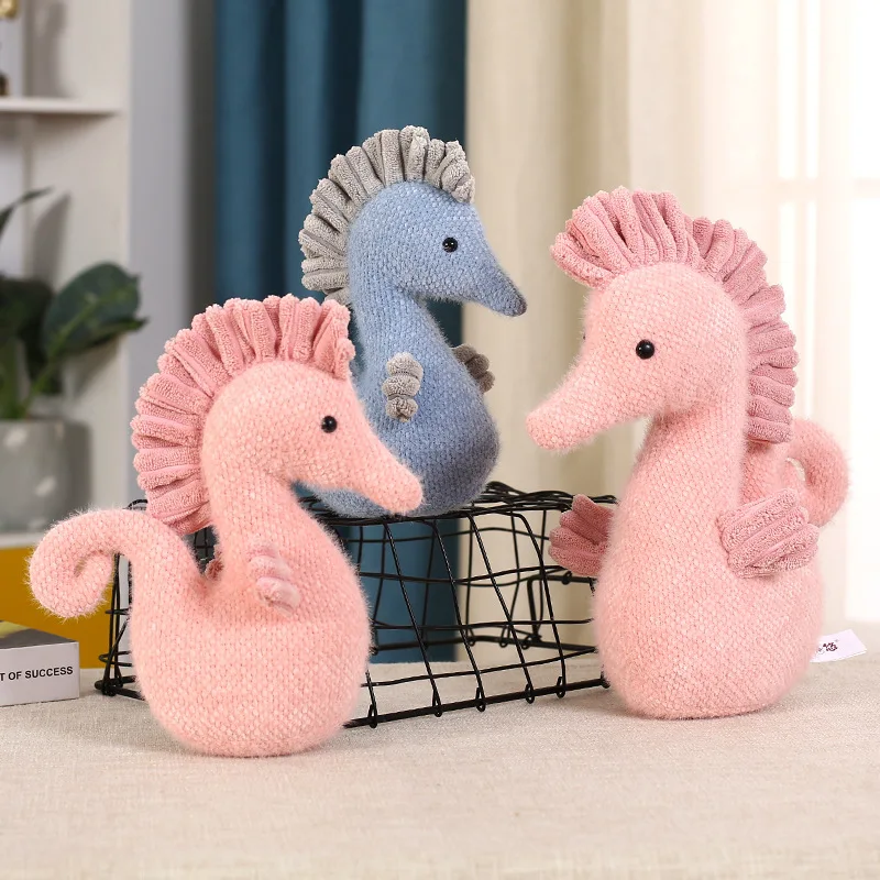 Simulation Seahorse Doll Woolen Knitting Cute Seahorse Plush Toy Cartoon Children's Doll Plushies Sea Animal Decoration Gift
Simulation Seahorse Doll Woolen Knitting Cute Seahorse Plush Toy Cartoon Children's Doll Plushies Sea Animal Decoration Gift