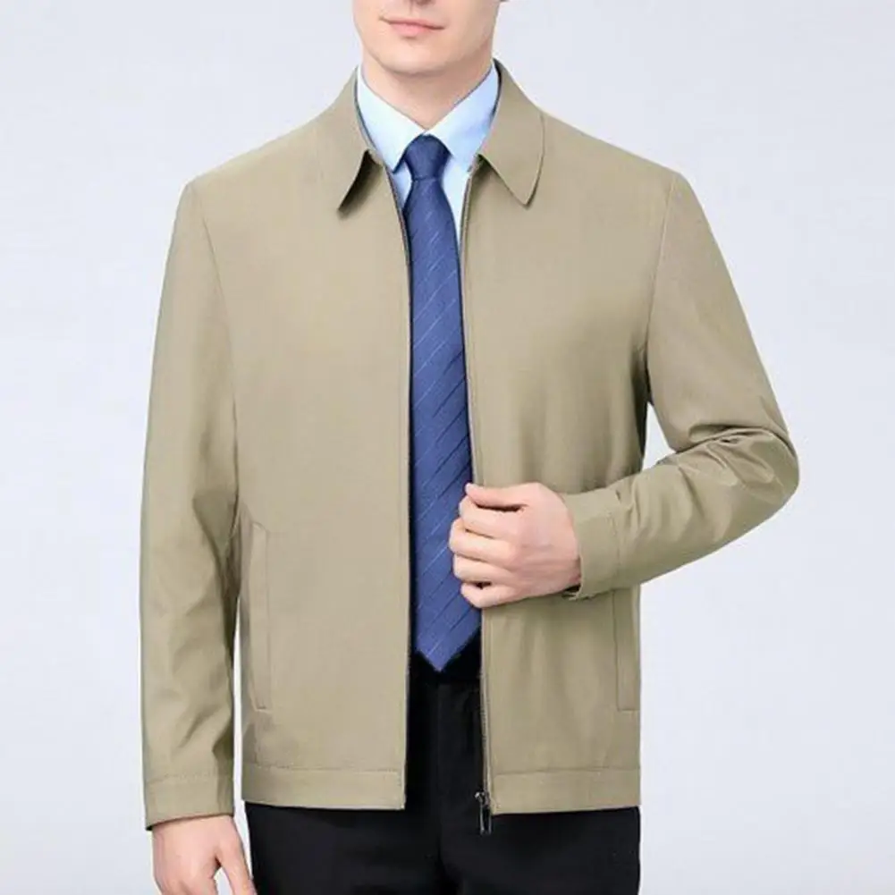 Popular Men Jacket Male Pure Color Slim-fitting Coat All Match Autumn Men Coat Streetwear
Popular Men Jacket Male Pure Color Slim-fitting Coat All Match Autumn Men Coat Streetwear
