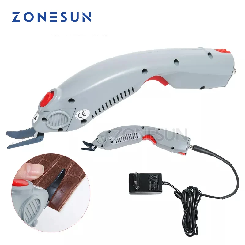 ZONESUN Electric Scissors Cutter For Cutting Paper Box Clothes Fabric Textile Leather Suitcase Trunk Trimming Cutting Edge Tool
ZONESUN Electric Scissors Cutter For Cutting Paper Box Clothes Fabric Textile Leather Suitcase Trunk Trimming Cutting Edge Tool