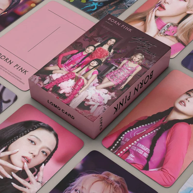 Черный и розовый альбом Kpop, рожденные розовые фотокарты, JISOO JENNIE LISA ROSE, коллекционный набор LOMO Card
Черный и розовый альбом Kpop, рожденные розовые фотокарты, JISOO JENNIE LISA ROSE, коллекционный набор LOMO Card