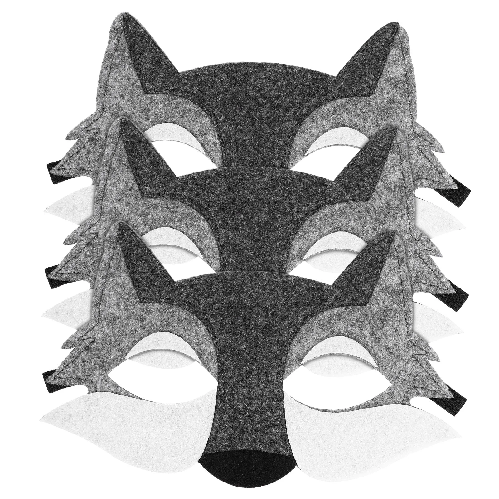 NUOBESTY 3PCS Wolf Mask Animals Felt Half Face Masks Costume Dress Up Face Masks Party Favors for Kids (Grey)
NUOBESTY 3PCS Wolf Mask Animals Felt Half Face Masks Costume Dress Up Face Masks Party Favors for Kids (Grey)