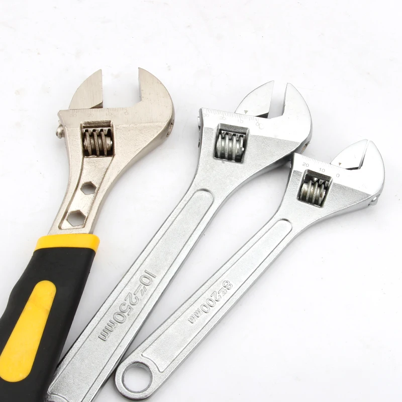 Large Opening Adjustable Spanner Monkey Wrench Adjustable Angle Slide Wrench 6-8-10-12-15 Inch Household Tools
Large Opening Adjustable Spanner Monkey Wrench Adjustable Angle Slide Wrench 6-8-10-12-15 Inch Household Tools