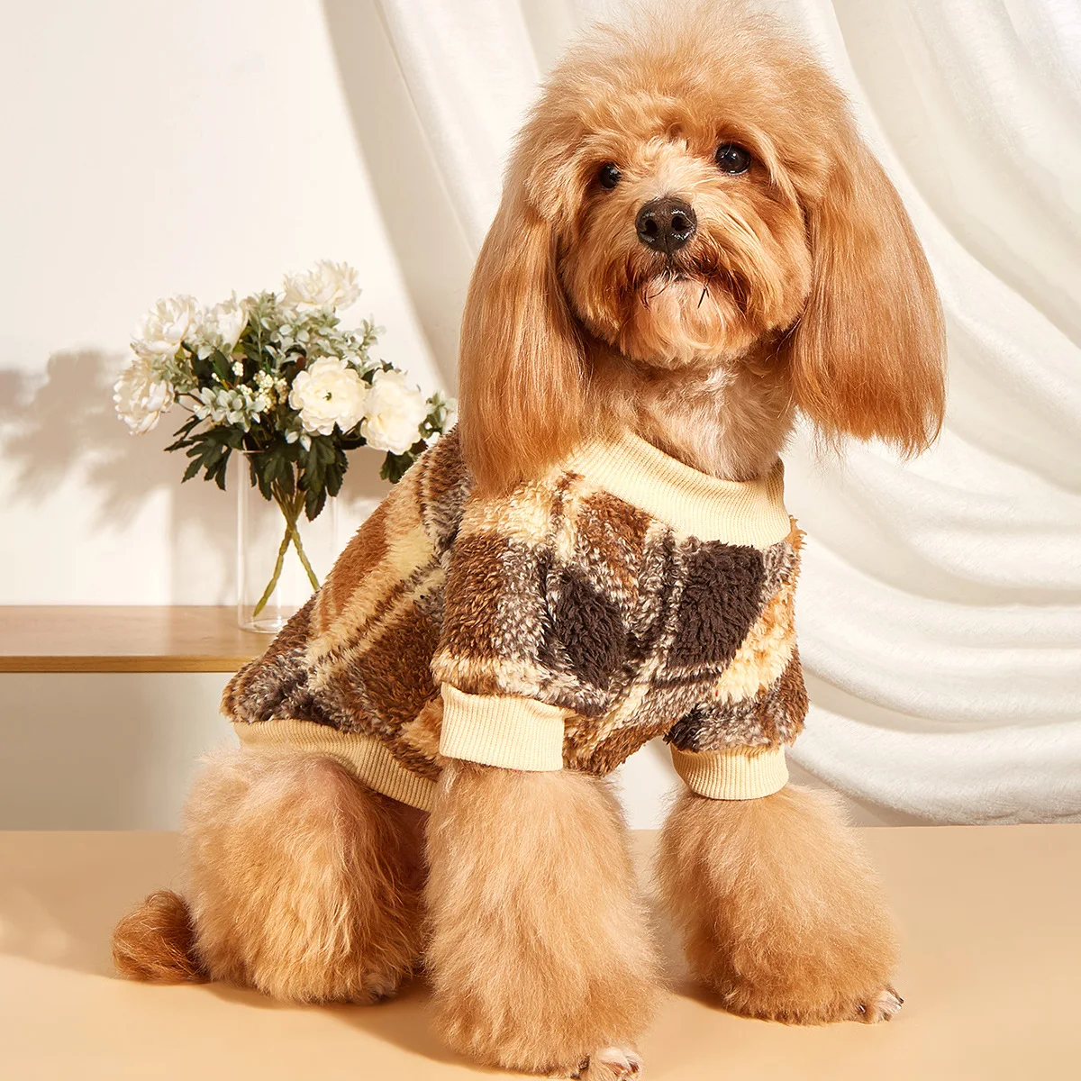 Pet Clothes Plaid Sweatshirt Cat Clothing Ins New Autumn And Winter Cold-Proof And Warm Dog Clothes
Pet Clothes Plaid Sweatshirt Cat Clothing Ins New Autumn And Winter Cold-Proof And Warm Dog Clothes