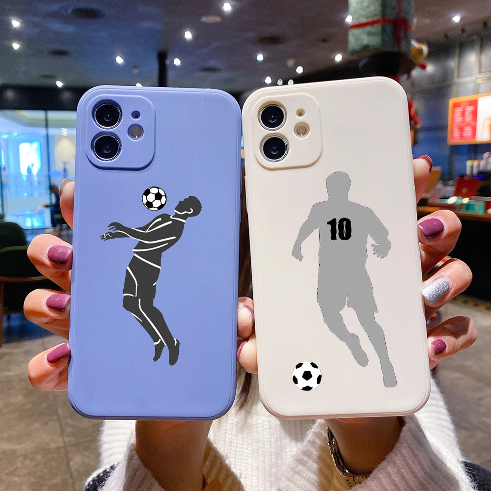Square Liquid Silicone Phone Case For iPhone 14 13 12 11 Pro MAX XR X SE XS 7 8 Plus Soft DIY Cover Football Player Soccer Art
Square Liquid Silicone Phone Case For iPhone 14 13 12 11 Pro MAX XR X SE XS 7 8 Plus Soft DIY Cover Football Player Soccer Art