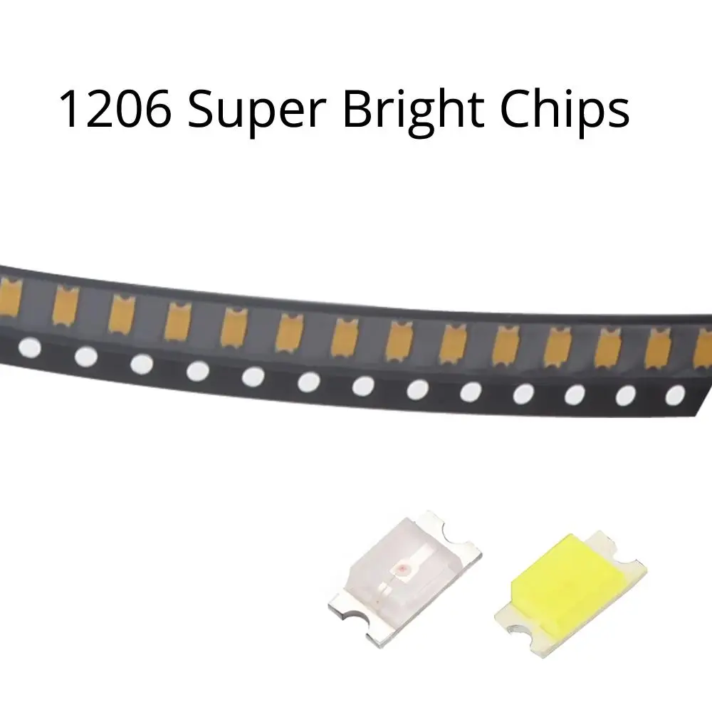 Светодиодные лампы 500 SMD, супер яркие светильники 1206 SMD, 2,1 ~ 3,4 в, 20 мА, белый, красный, зеленый, синий, желтый, розовый, оранжевый цвета, светодио...
Светодиодные лампы 500 SMD, супер яркие светильники 1206 SMD, 2,1 ~ 3,4 в, 20 мА, белый, красный, зеленый, синий, желтый, розовый, оранжевый цвета, светодио...