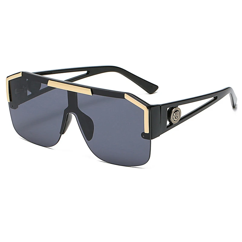 Brand Design One Piece Large Frame Sunglasses For Men Women Fashion Trend Elegant Male Female Driving Beach Travel Party Glasses
Brand Design One Piece Large Frame Sunglasses For Men Women Fashion Trend Elegant Male Female Driving Beach Travel Party Glasses