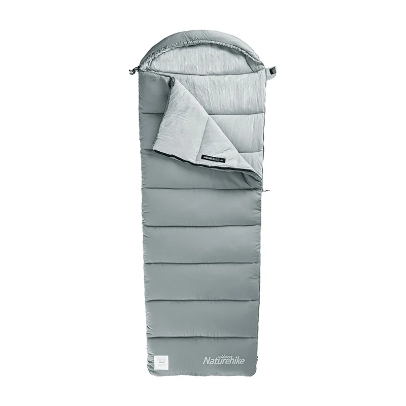 

Naturehike Breathable Comfortable Cotton Sleeping Bag Spliced Envelope Style with Hood Washable Square Warm Keeping NH20MSD02