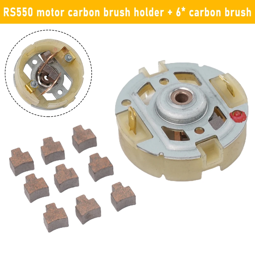 1PCS RS550 Motor Carbon Brush Holder+10pcs Durable Carbon Brush For BOSCH For MAKITA Power Tool Accessories
1PCS RS550 Motor Carbon Brush Holder+10pcs Durable Carbon Brush For BOSCH For MAKITA Power Tool Accessories