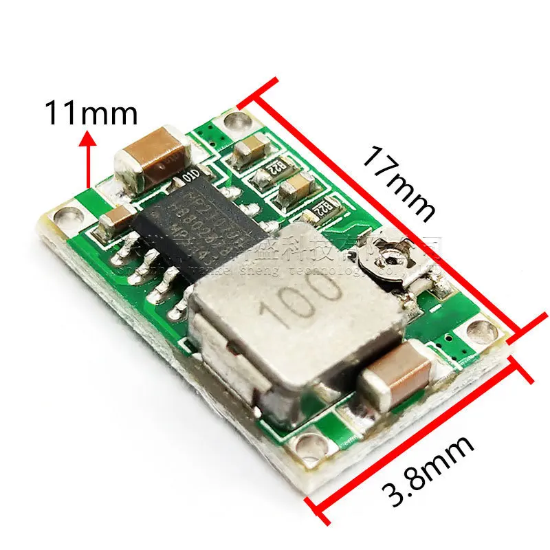 DHL 200Pcs Mini360 Mini-360 DC-DC HM Buck Converter Step Down Power Supply Module 4.75-23V To 1-17V 340KHz Ultra-small MP2307DN
DHL 200Pcs Mini360 Mini-360 DC-DC HM Buck Converter Step Down Power Supply Module 4.75-23V To 1-17V 340KHz Ultra-small MP2307DN