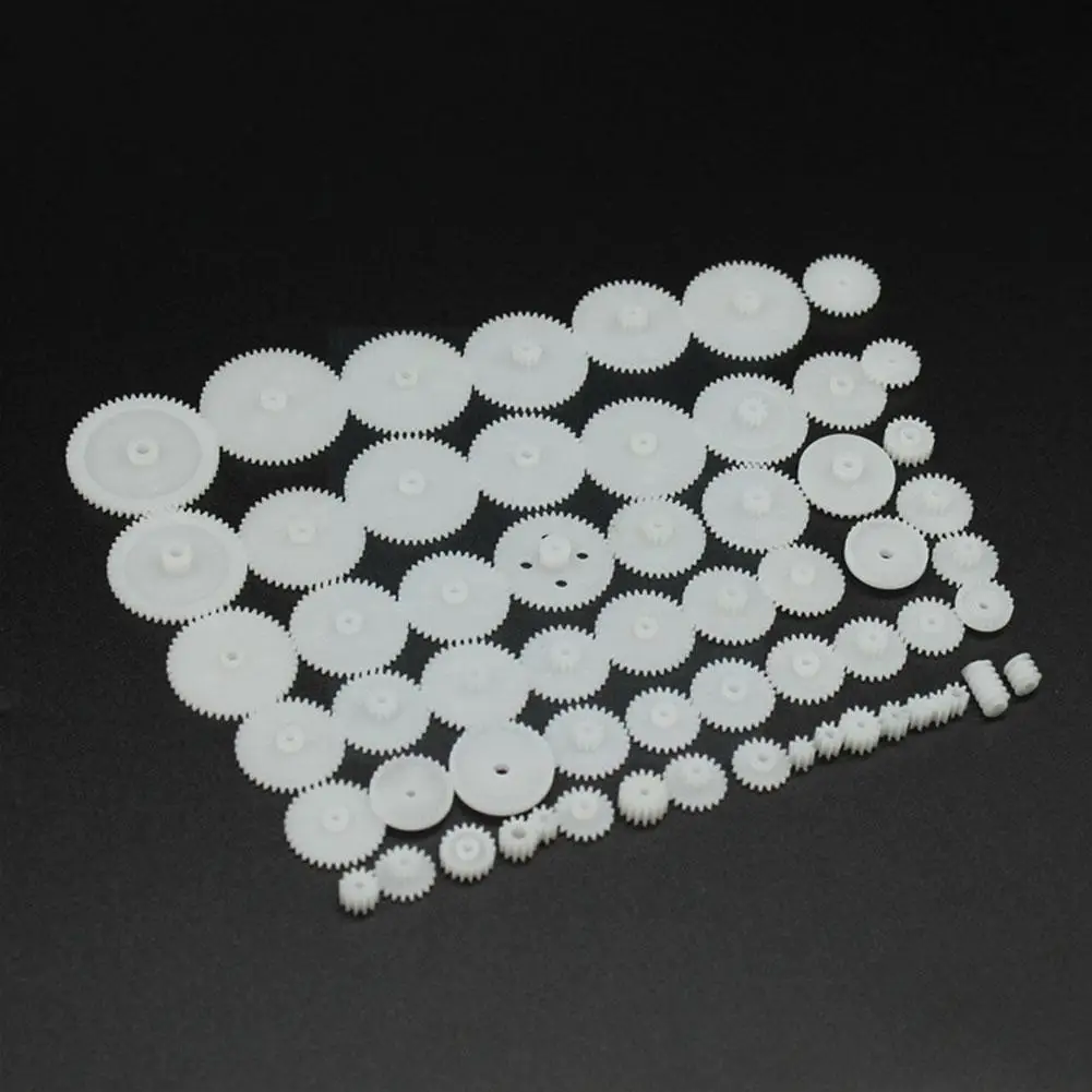 58 Pcs Diy Plastic Drive Toy Gears Set For Rc Car Double Reduction Gears And Parts Single Shaft Motor N6s0
58 Pcs Diy Plastic Drive Toy Gears Set For Rc Car Double Reduction Gears And Parts Single Shaft Motor N6s0